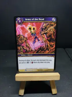 Army of the Dead 22/270 Scourgewar Rare World of Warcraft Trading Card Game wow - Image 1