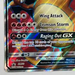 Pokemon TCG Charizard GX Full Art Holo Card SM60-SM Promos NM - Image 5