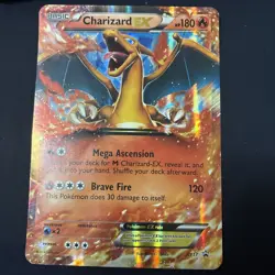 Pokemon TCG Charizard EX XY17 Jumbo Holo Black Star Promo Card 2014 - Image 1