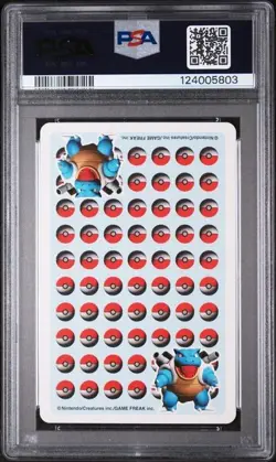 PSA 10 GEM MINT 1998 POKEMON STADIUM BLUE VERSION PLAYING CARDS SQUIRTLE - Image 2