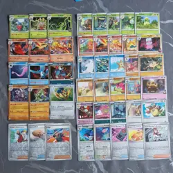 Bundle Of 45 Destined Rivals Pokemon TCG Cards - 12 Holo 33 Reverse Holo - Image 1