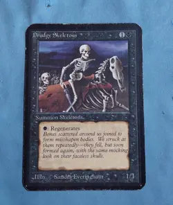 MtG DRUDGE SKELETONS - ALPHA 1993 - PL - Magic the Gathering card - Image 1