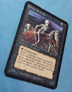 MtG DRUDGE SKELETONS - ALPHA 1993 - PL - Magic the Gathering card - Image 2