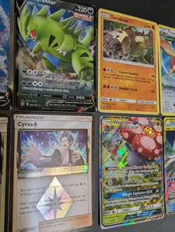 Lot of 12 mid era, vintage, XY Sun and moon Pokemon Cards collection MP -DAMAGED - Image 3