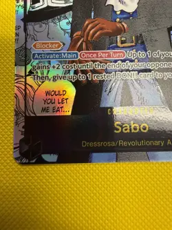 OP13-120 Sabo SEC Manga Rare (Super Alternate Art) One Piece Card Game English - Image 5