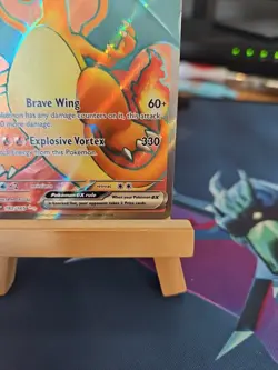Pokemon TCG Charizard EX Holo Ultra Rare Card 183/165 SV 151 NM - Image 4