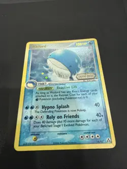 Pokemon - Wailord - Legend Maker - Holo Eng NM - Stamped Card 14/92 - No Shining - Image 3