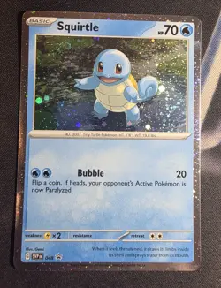 Squirtle - (Cosmos Holo) 048 SV: Scarlet & Violet Promo Cards Holo Promo Pokemo - Image 1