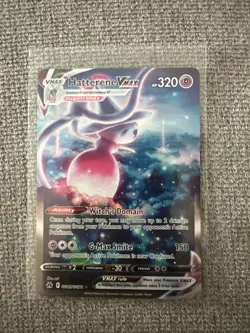 Pokemon TCG Hatterene VMAX Full Art Ultra Rare Holo Card GG47/GG70 Crown Zenith - Image 1