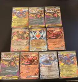 Lot Of 10 Pokemon Phantasmal Flames EX Holo Cards Sharpedo / Oricorio / Etc Mint - Image 1