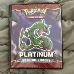 Ultra Pro Pokemon TCG Binder, 4-Pocket, 56 Cards Rayquaza Platinum Supreme 2009 - Image 1