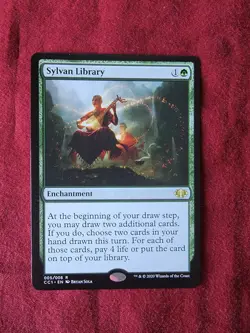 SYLVAN LIBRARY Commander Collection: Green Magic MTG - Image 1