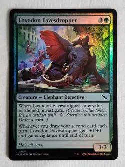 Loxodon Eavesdropper 0168 Murders at Karlov Manor Foil Magic the Gathering - Image 1