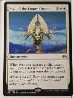 Sigil of the Empty Throne - Origins - Magic the Gathering MTG Nice! - Image 1