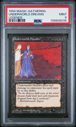 UNDERWORLD DREAMS Legends PSA 9 Vintage MTG [Nostalgium] - Image 1