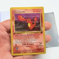CARTA POKEMON CHARMANDER 50/82 - ITA - 1 EDIZIONE TEAM ROCKET - NEAR MINT - Image 2