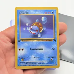 CARTA POKEMON SQUIRTLE 68/82 - ITA - 1 EDIZIONE TEAM ROCKET - NEAR MINT - Image 2