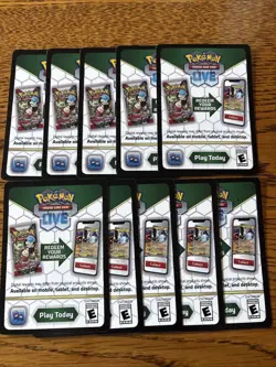 Pokemon TCG Online Codes Lot Of 10 Random (codes messaged) - Image 1