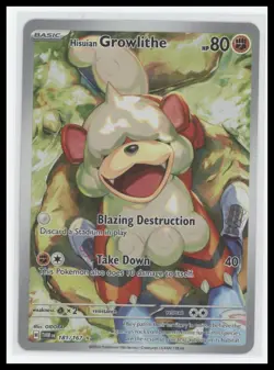 ?? Pokemon TCG Hisuian Growlithe 181/167 Holo - Twilight Masquerade ?? - Image 1