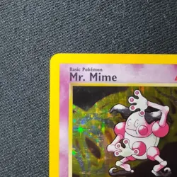 Pokemon TCG Mr. Mime Jungle 6/64 Holo Unlimited Holo Rare LP+/NM - Image 2