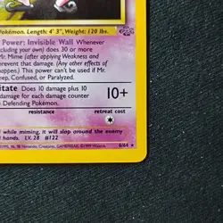Pokemon TCG Mr. Mime Jungle 6/64 Holo Unlimited Holo Rare LP+/NM - Image 4