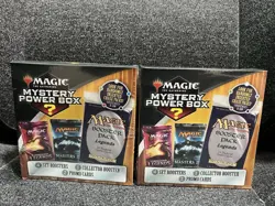 2x Magic: The Gathering Mystery Power Box Set with Booster Packs - Image 1