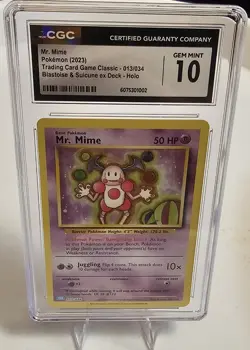 Mr. Mime Pokemon TCG CGC Graded Gem Mint 10 - Image 5