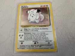 Clefairy Base Set Holo Rare 5/102 Pokemon TCG NM Free Postage - Image 1