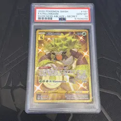 PSA 10 GEM MINT POKEMON SWSH DARKNESS ABLAZE RILLABOOM SECRET RARE #197/189 ENG - Image 1