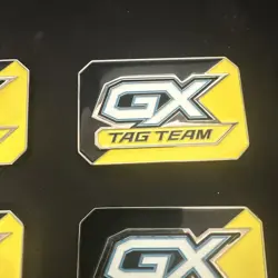 9x 2019 Pokemon Sun & Moon GX Tag Team Metal Marker Badge Rare Limited Edition - Image 3