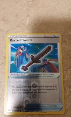 Pokemon Reverse Holo Rusted Sword Shining Fates 062/072 Uncommon NM - Image 1