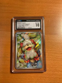 Pokemon TCG Hisuian Growlithe 075/066 Crimson Haze Japanese Art CGC 10 - Image 1