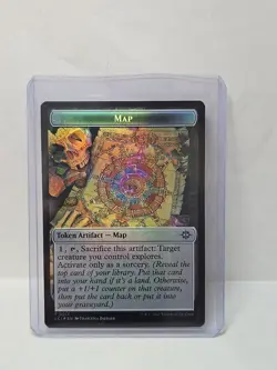 Map-Golem Double-Sided Token - The Lost Caverns Of Ixalan #17-13 - Image 1