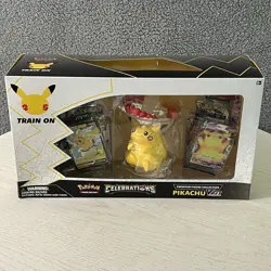 Pokemon Celebrations Premium Figure Collection Pikachu VMAX 25th Anniversary New 820650809408 - Image 1