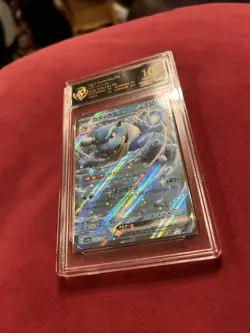 Pokemon TCG Blastoise EX 009/165 151 Japanese grade 10 Get Graded slab - Image 4