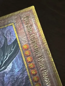 Blue-Eyes Alternative White Dragon MVP1-ENG46 1st Edition Gold Rare LP - Image 2