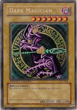 Dark Magician A - BPT-001 - Secret Rare - Limited Edition DMG Yugioh 2002 Collec - Image 1