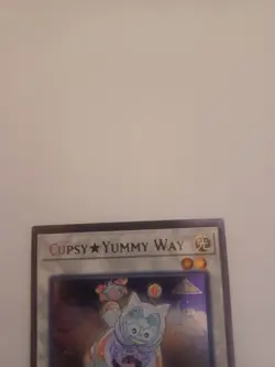 YUGIOH MISPRINT OP29-EN002 CUPSY YUMMY WAY-ULTIMATE RARE-OTS 29-CHEAP-NEAR-MINT! - Image 1