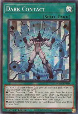 x1 Dark Contact - SUDA-EN051 - Super Rare - 1st Edition Yu-Gi-Oh! M/NM - Image 1