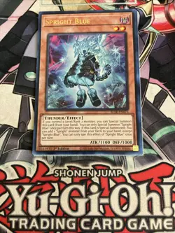 Spright Blue 1st Edition Ultra Rare BLTR-EN075 Yugioh - Image 1