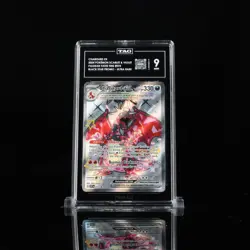 Pokemon TCG Charizard ex 074 Black Star Promo Paldean Fates Tin TAG 9 Mint Card - Image 1