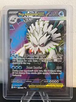 Mega Abomasnow ex - 157/132 Mega Evolution Ultra Rare Pokemon TCG Card NM - Image 5
