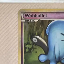 Pokemon TCG Wobbuffet HGSS04 Black Star Promo Cosmos Holo Rare Card MP - Image 5