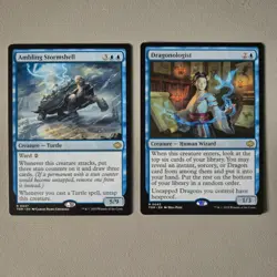 2x Rare Creature cards Tarkir Dragonstorm 37 and 42 Magic the Gathering TDM MTG - Image 1