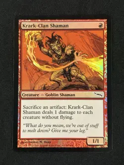 Krark-Clan Shaman FOIL Mirrodin Magic The Gathering MTG Card - Image 1