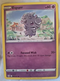 Pokemon Cards: Espurr 60/163 | Common Regular | S&S: Battle Styles - Pokemon TCG - Image 1