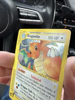 Dragonite 9/165 Expedition 2002 Holo E-Series Vintage Pokemon Card LP - Image 5