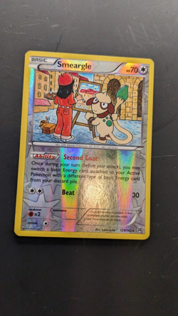 Pokemon TCG Smeargle #123/162 XY Breakthrough Reverse Holo Card 2015 NM 123/162 - Image 1