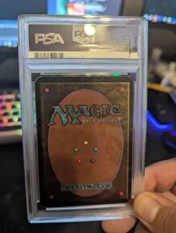 1993 Magic The Gathering Orcish Oriflamme Alpha PSA Graded 4 - Image 2