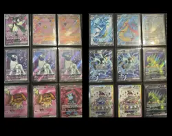 240 Rare Pokemon cards + Zip Ringless Binder SV-SWSH Full Arts, V, VMAX, EX NM-M - Image 2